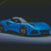 Blue Exotic Car Diamond Painting