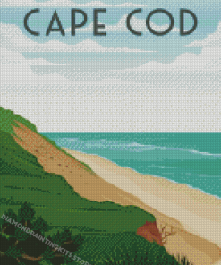 Cape Cod Illustration Diamond Painting