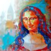 Colorful Indian Mona Lisa Diamond Painting