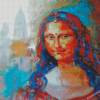 Colorful Indian Mona Lisa Diamond Painting