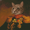 Cool Military Cat Art Diamond Painting