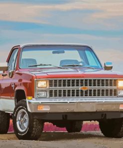 Cool Old Chevy Truck Diamond Painting