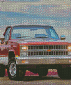 Cool Old Chevy Truck Diamond Painting