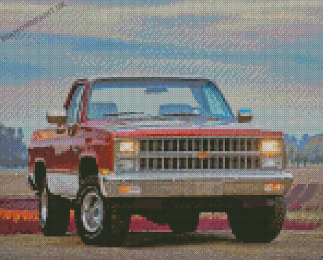 Cool Old Chevy Truck Diamond Painting