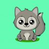 Cute Raccoon Cartoon Diamond Painting