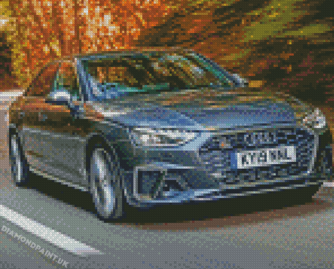 Grey Audi S4 Diamond Painting