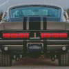 Grey Shelby Mustang Back Diamond Pianting