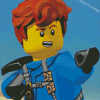 Jay Lego Ninjago Diamond Painting