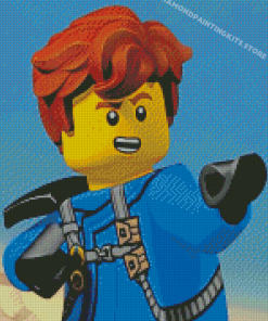 Jay Lego Ninjago Diamond Painting