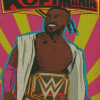 Kofi Kingston Pop Art Poster Diamond Painting