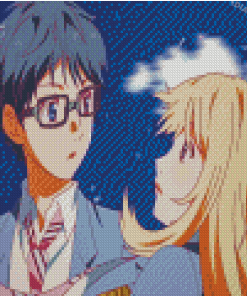 Kousei And Kaori Characters Diamond Painting