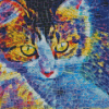 Mosaic Cat Diamond Painting