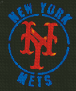 New York Mets Baseball Logo Diamond Painting