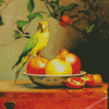 Parrot And Fruit Diamond Painting