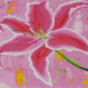 Pink Lily Art Diamond Painting