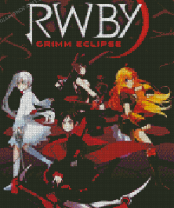 Rwby Characters Poster Diamond Painting