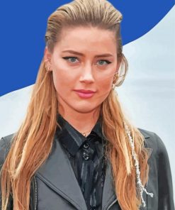 The Actress Amber Heard Diamond Painting