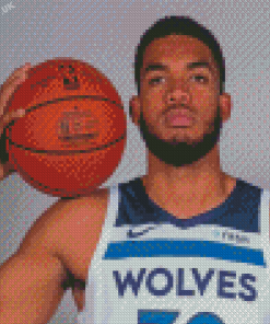 The Basketball Player Karl Anthony Towns Diamond Painting