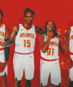 The Atlanta Hawks Players Diamond Painting