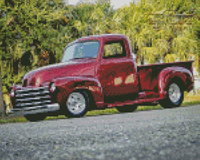 51 Chevy Truck Diamond Painting