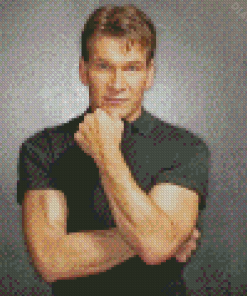 American Actor Patrick Swayze Diamond Painting