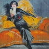 Art Deco Flapper Lady Diamond Painting