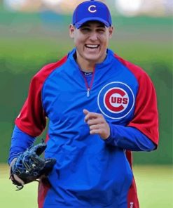 Baseball Baseman Anthony Rizzo Diamond Painting