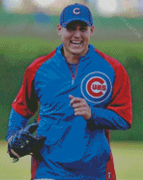 Baseball Baseman Anthony Rizzo Diamond Painting