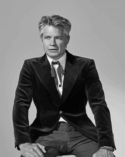 Black And White Timothy Olyphant Diamond Painting