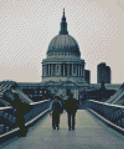 Black And White St Pauls Cathedral Diamond Painting