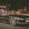 Black Audi S5 At Night Diamond Painting