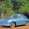 Blue Old Porsche 356 Diamond Painting