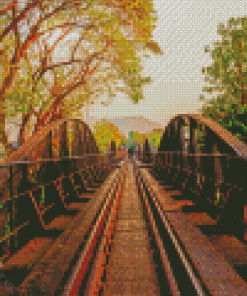 Bridge Over River Diamond Painting