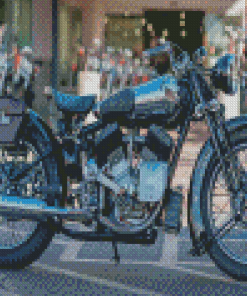 Brough Motorcycle Diamond Painting