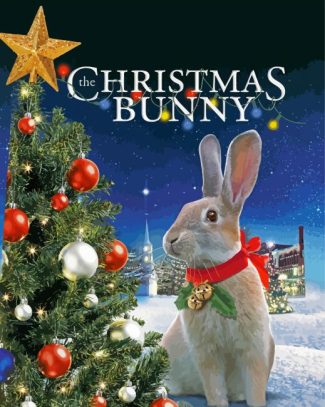 Christmas Bunny Poster Diamond Painting