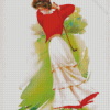 Classic Woman Golfer Diamond Painting