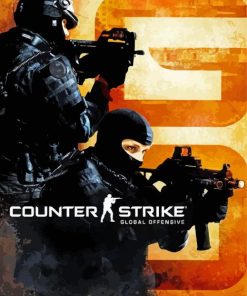 Counter Strike Global Offensive Cs Go Poster Diamond Painting