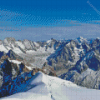 French Alps Mountains Diamond Painting