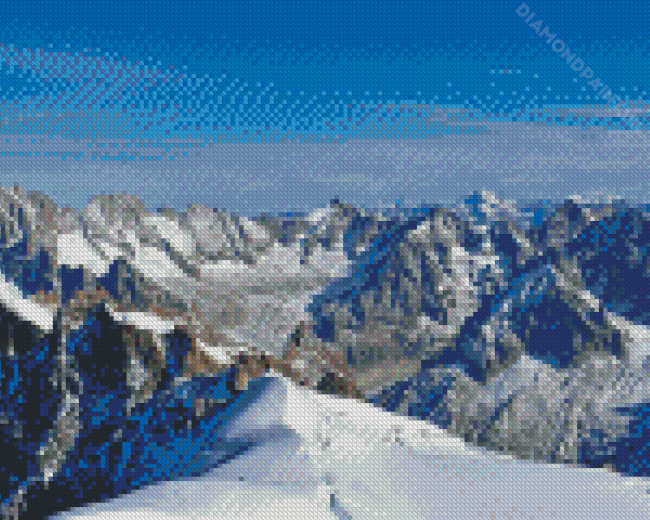 French Alps Mountains Diamond Painting