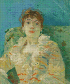 Girl On A Divan By Berthe Morisot Diamond Painting