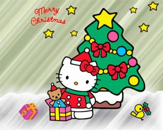 Hello Kitty Christmas Diamond Painting
