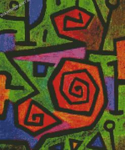 Heroic Roses Paul Klee Diamond Painting