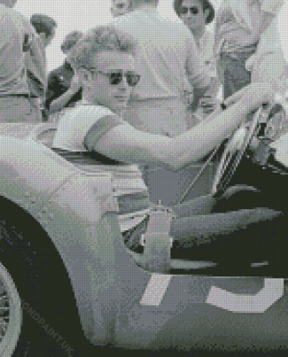 James Dean Actor In A Car Diamond Painting