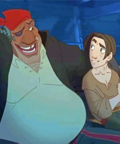 Jim Hawkins And John Silver Diamond Painting