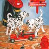 Little Dalmatians And Fire Truck Diamond Painting