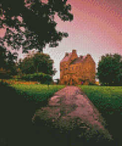 Midhope Castle In Scotland Diamond Painting