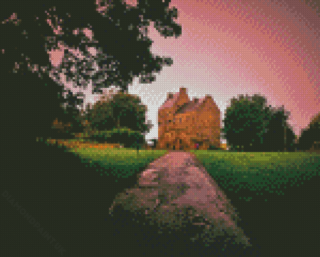 Midhope Castle In Scotland Diamond Painting