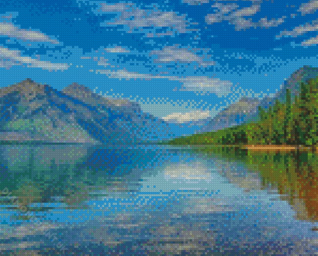 Montana Lake McDonald Diamond Painting