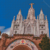 Mount Tibidabo Barcelona Spain Diamond Painting