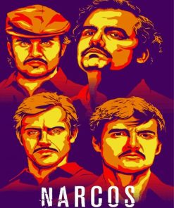 Narcos Illustration Poster Diamond Painting